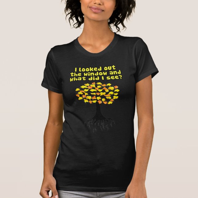 Popcorn Popping On The Apricot Tree T-Shirt (Front)