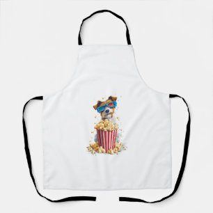 Popcorn Pup � Movie Night Dog Apron