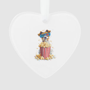 Popcorn Pup � Movie Night Dog Ornament