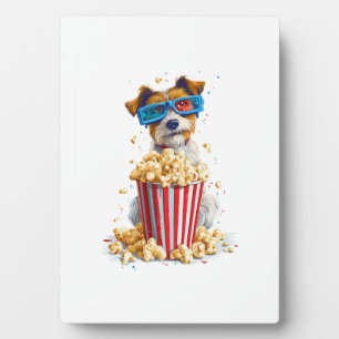 Popcorn Pup � Movie Night Dog Plaque