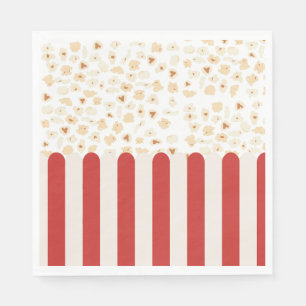Popcorn Retro Movie Cinema  Napkin