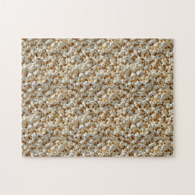 Popcorn Seamless Pattern Jigsaw Puzzle (Horizontal)
