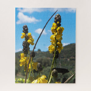 Popcorn Senna Summer Yellow Flowers Jigsaw Puzzle