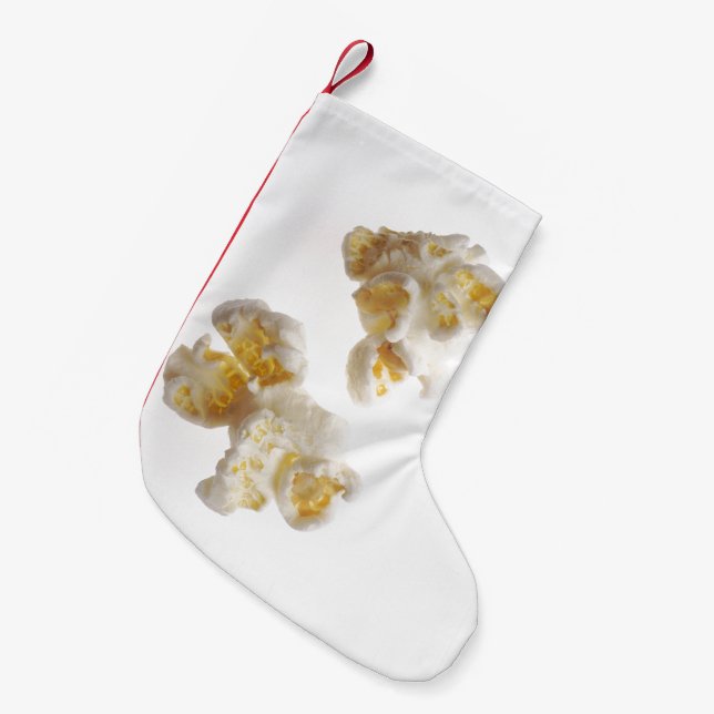 Popcorn Small Christmas Stocking (Front (Hanging))