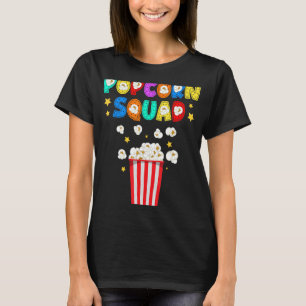 Popcorn Squad Movie Theatre Lover Theatre Nerd T-Shirt