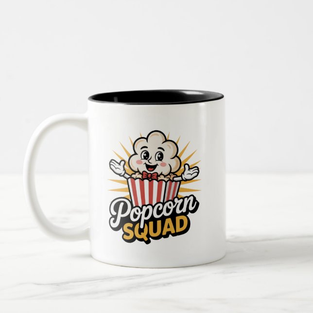  Popcorn Squad Two-Tone Coffee Mug (Left)