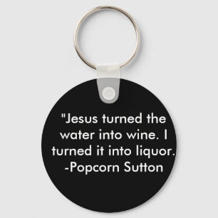Popcorn Sutton Key Ring