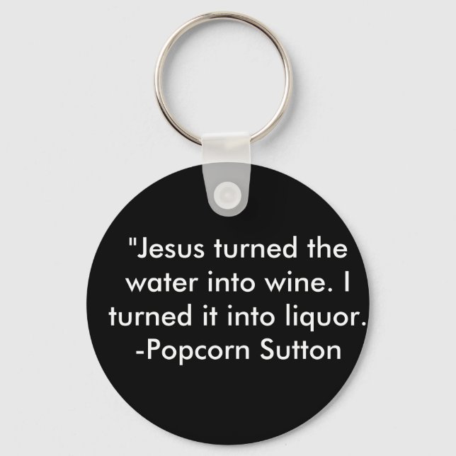Popcorn Sutton Key Ring (Front)