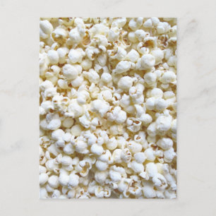 Popcorn Texture Photography Bright Decor Postcard