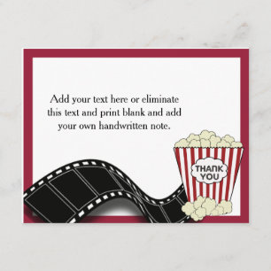 Popcorn Thank You Card