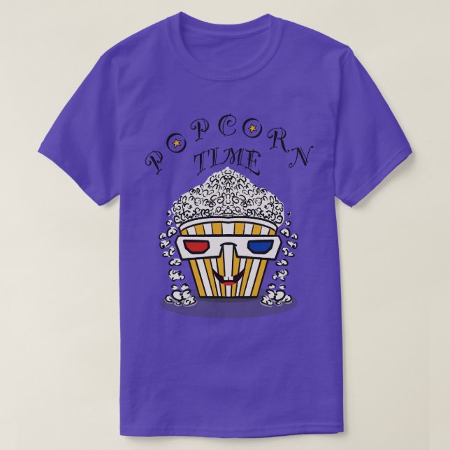 Popcorn Time 1 T-Shirt (Design Front)