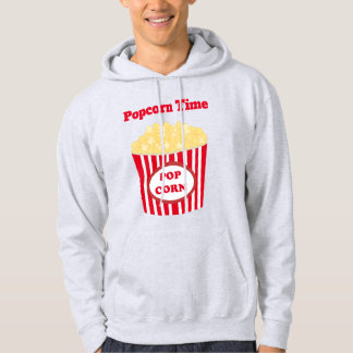 Popcorn Time White Hoodie