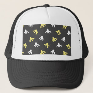 Popcorn Trucker Hat (Dark Grey & Butter Yellow)
