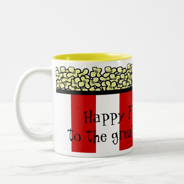 Popcorn Two-Tone Coffee Mug (Left)
