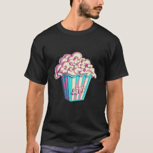 Popcorn Vaporwave Retrowave Aesthetic T-Shirt