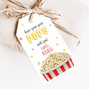 Popcorn Welcome Back to School Favour Tags