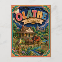 PopCut States Olathe Kansas Paper Art