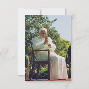 Pope Benedict XVI Holy Card