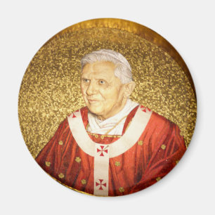 Pope Benedict XVI mosaic Magnet