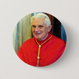 Pope Benedict XVI Official Style Portrait 6 Cm Round Badge