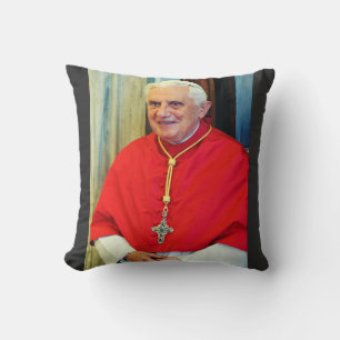 Pope Benedict XVI Official Style Portrait Cushion