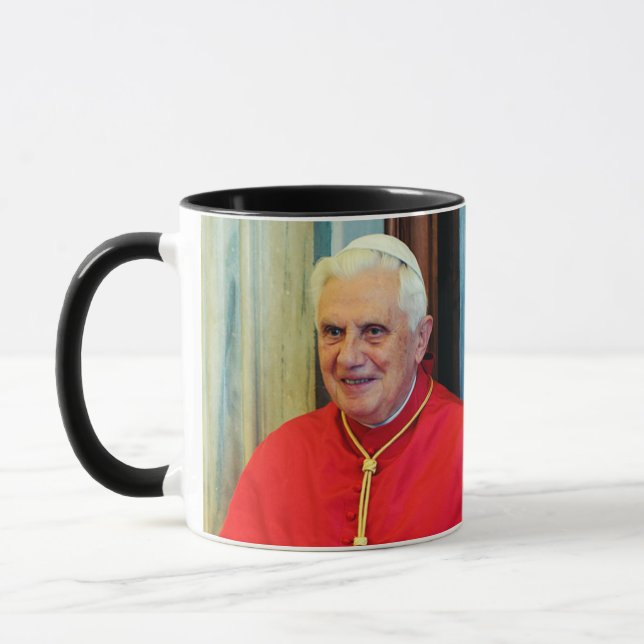 Pope Benedict XVI Official Style Portrait Mug (Left)