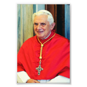 Pope Benedict XVI Official Style Portrait Photo Print