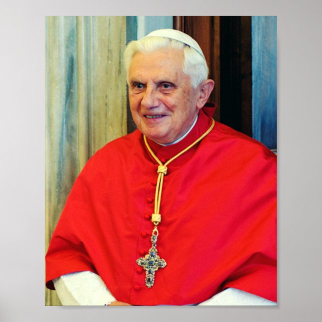 Pope Benedict XVI Official Style Portrait Poster (Front)