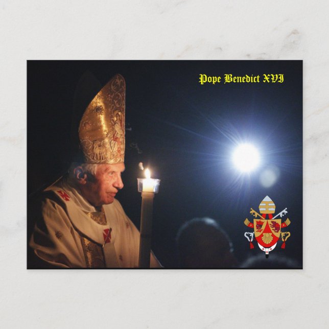 Pope Benedict XVI Postcard (Front)