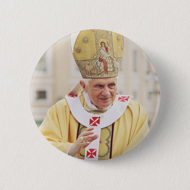 Pope Benedict XVI Poster 6 Cm Round Badge (Front)