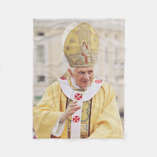 Pope Benedict XVI The Teacher of Truth Fleece Blanket