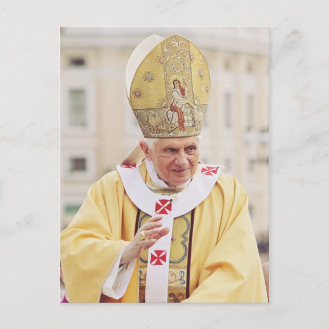 Pope Benedict XVI The Teacher of Truth Holiday Postcard (Front)