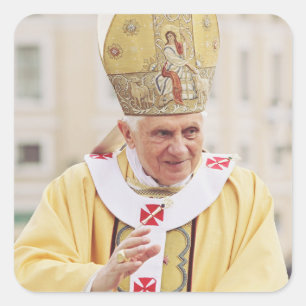 Pope Benedict XVI The Teacher of Truth Square Sticker