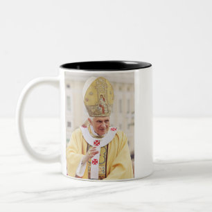 Pope Benedict XVI The Teacher of Truth Two-Tone Coffee Mug