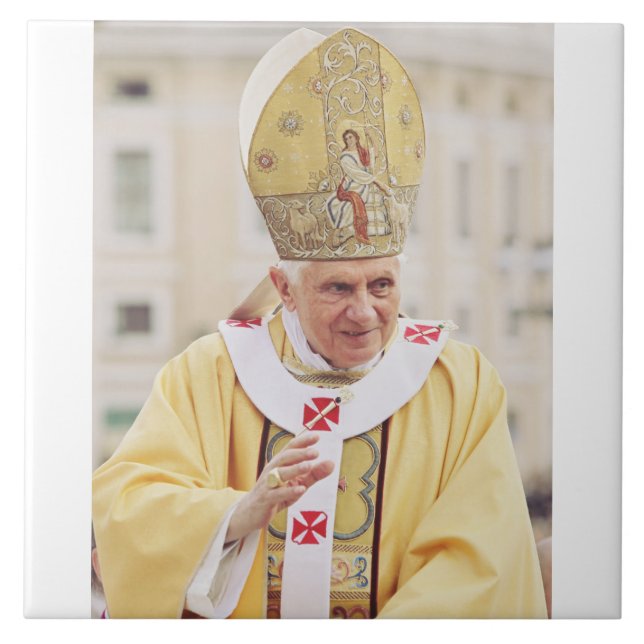 Pope Benedict XVI Tile (Front)