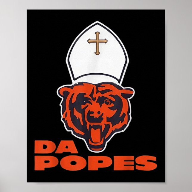 Pope Bobby Chicago – Funny Da Pope Catholic Humour Poster (Front)