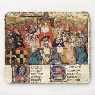 Pope Boniface VIII  presiding over a Mouse Mat