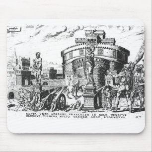 Pope Clement VII  is Held Besieged by Charles V Mouse Mat