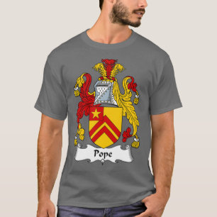 Pope Coat of Arms Family Crest T-Shirt