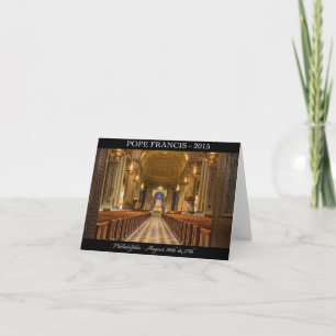 Pope Francis Visits Philadelphia Note Card