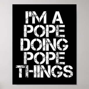 Pope Funny Surname Family Tree Birthday Reunion Gi Poster