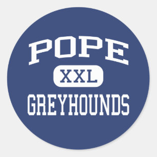 Pope - Greyhounds - High School - Marietta Georgia Classic Round Sticker