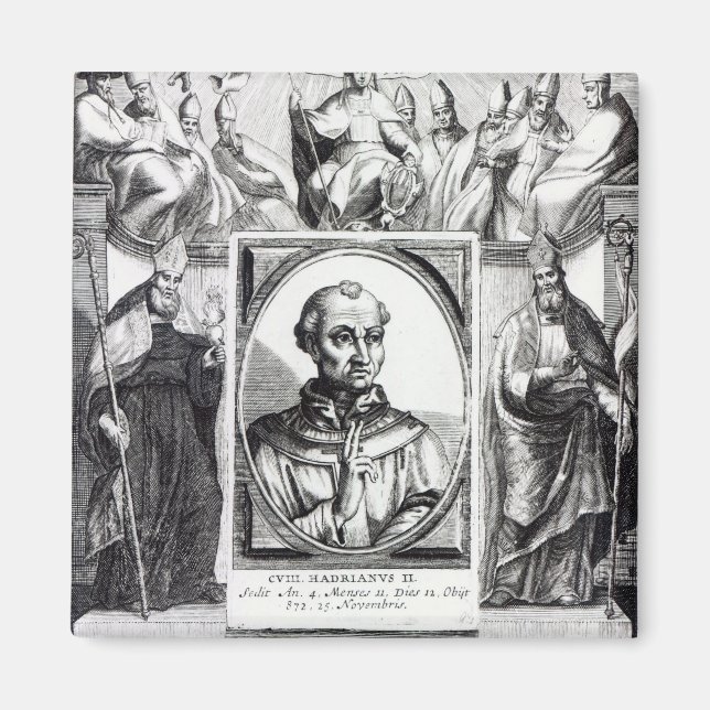 Pope Hadrian II Magnet (Front)