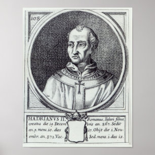 Pope Hadrian II Poster