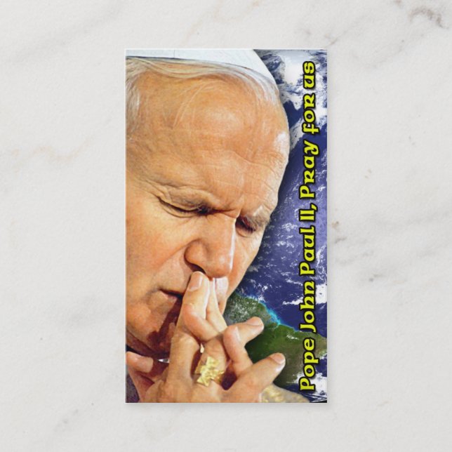 Pope John Paul II Beatification Card (Front)