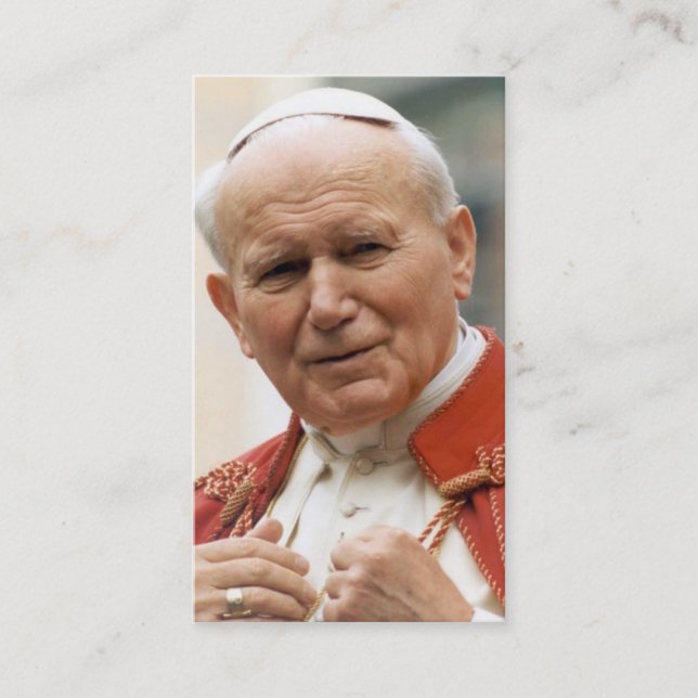 Pope John Paul II Beatification Card (Front)