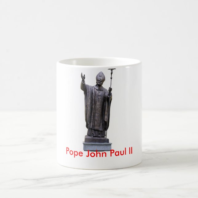 Pope John Paul II Coffee Mug (Center)