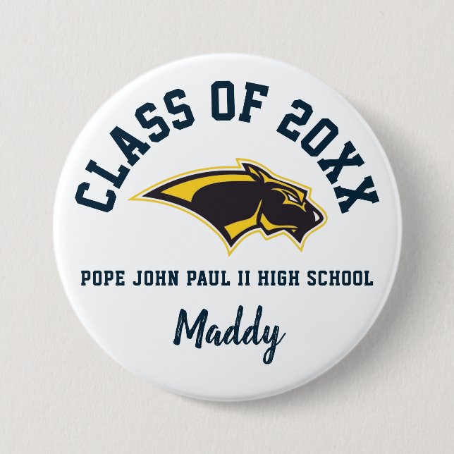 Pope John Paul Ii High School Button Logo Custom (Front)