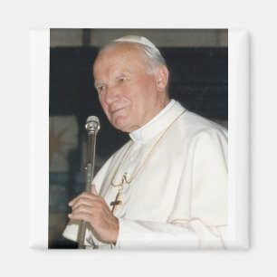 Pope John Paul II Portrait Magnet
