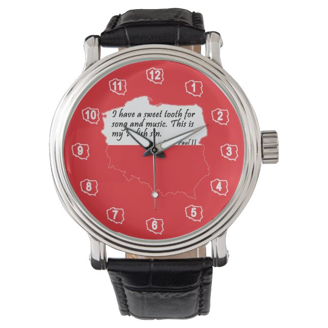Pope John Paul II Quote Watch (Front)